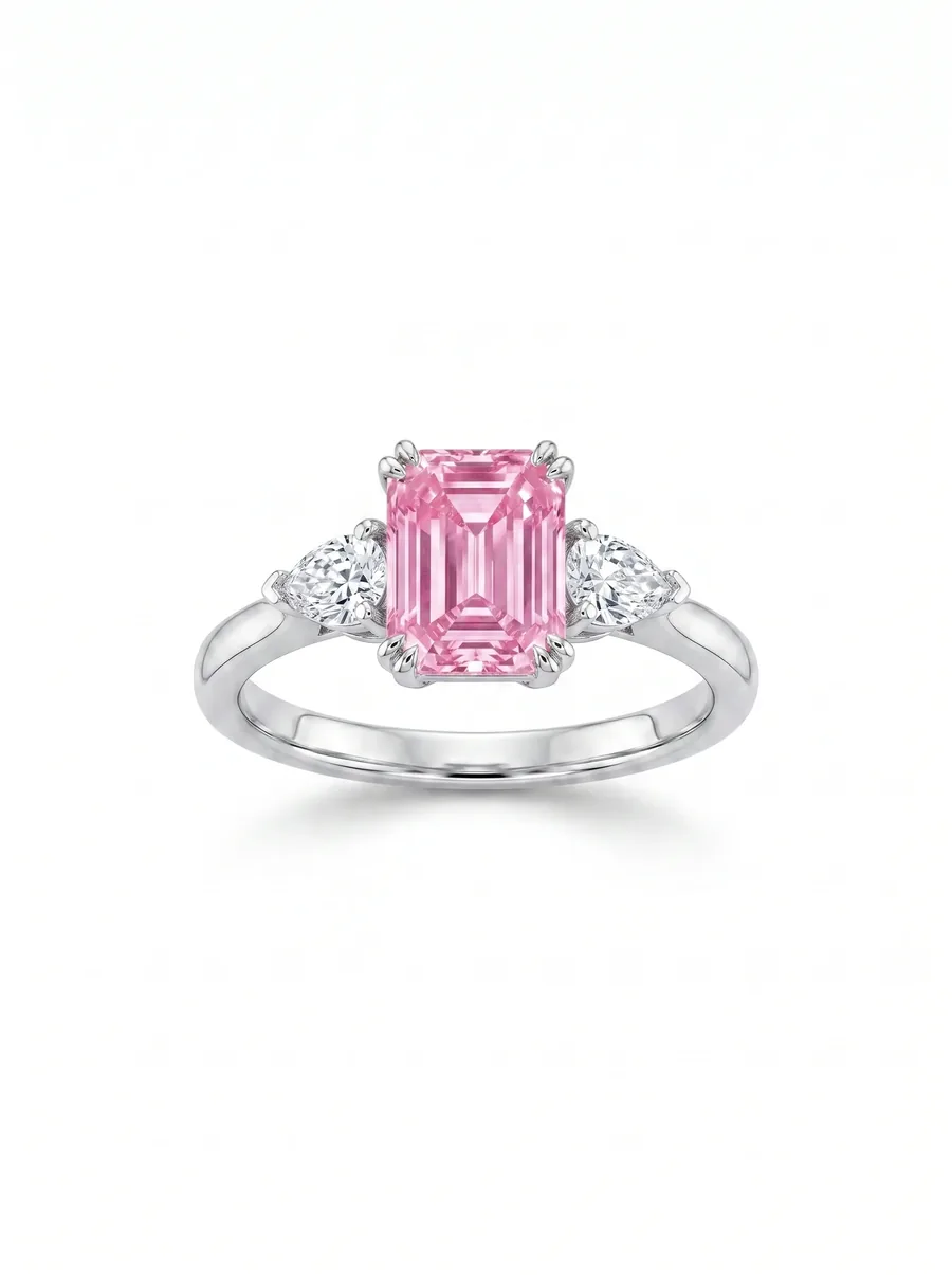 Solitaire Ring — Pink Sapphire