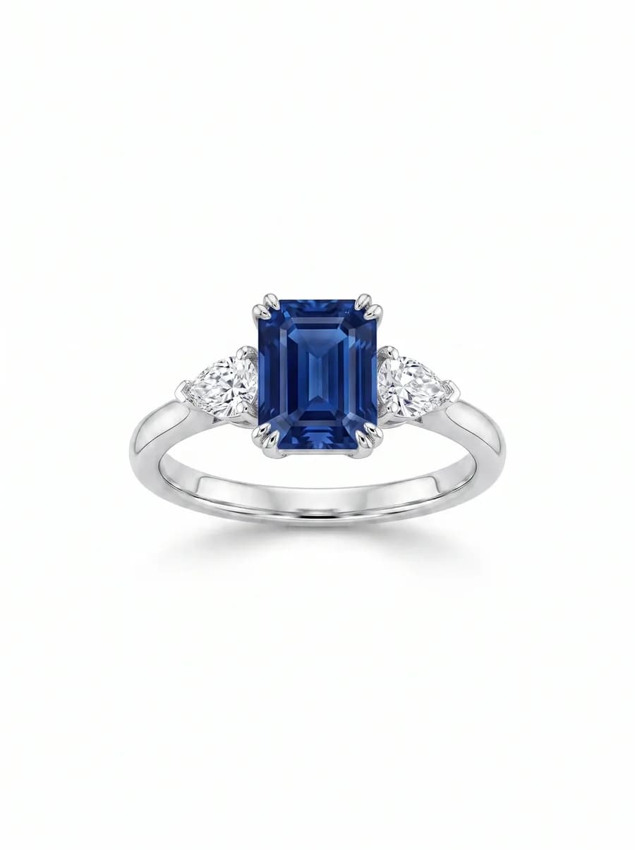 Solitaire Ring — Sapphire