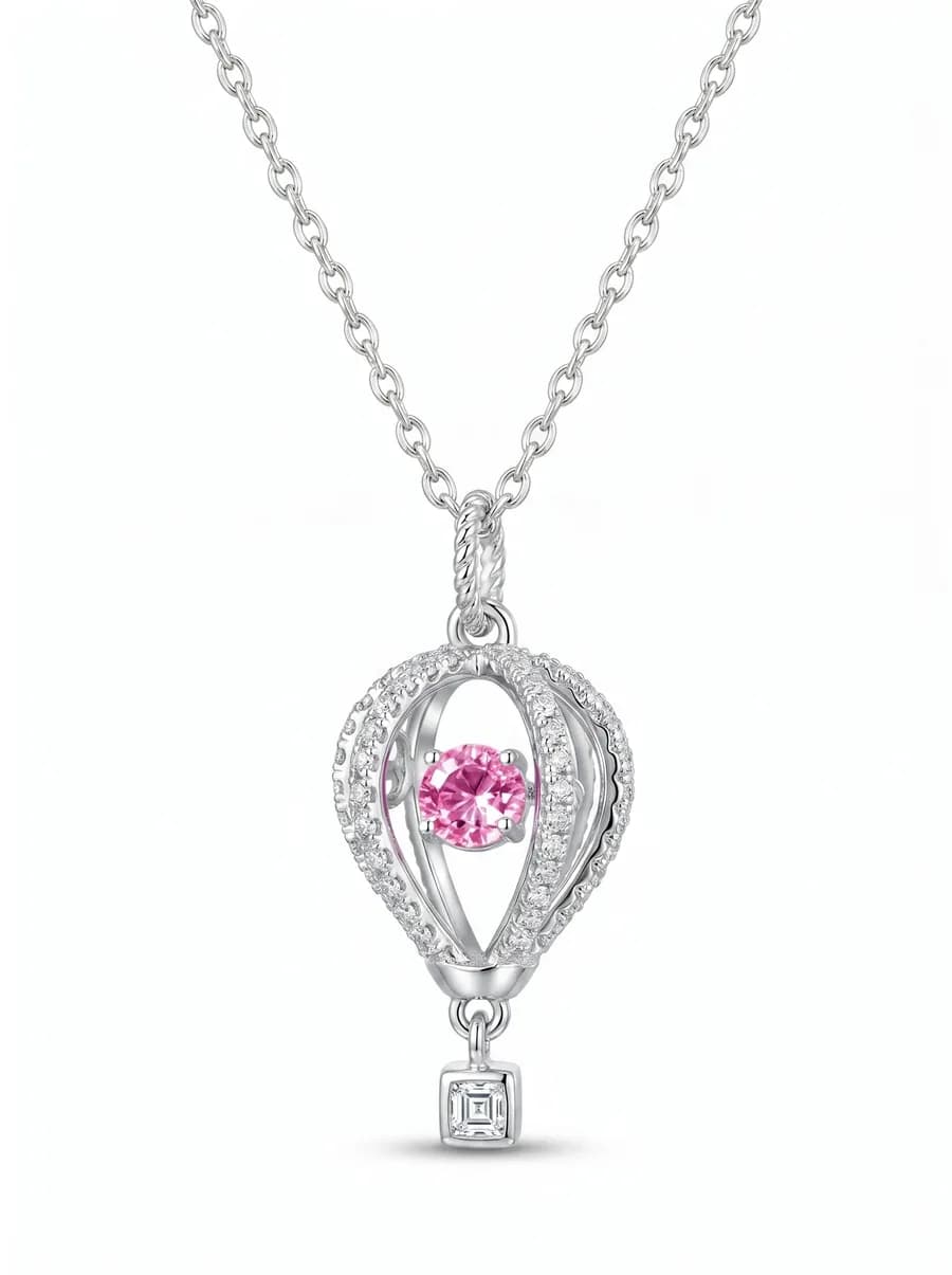 Lantern Pendant — Pink Sapphire