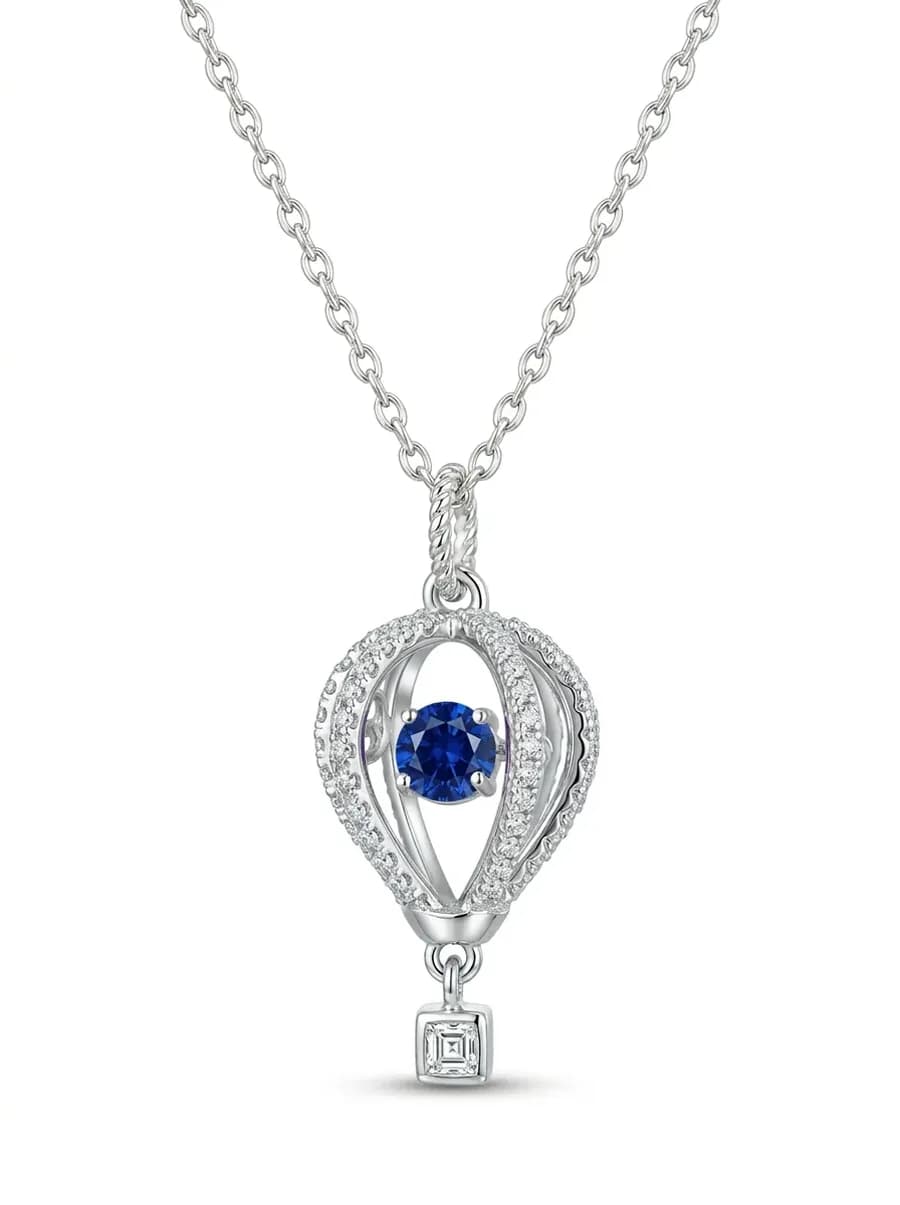 Lantern Pendant — Sapphire