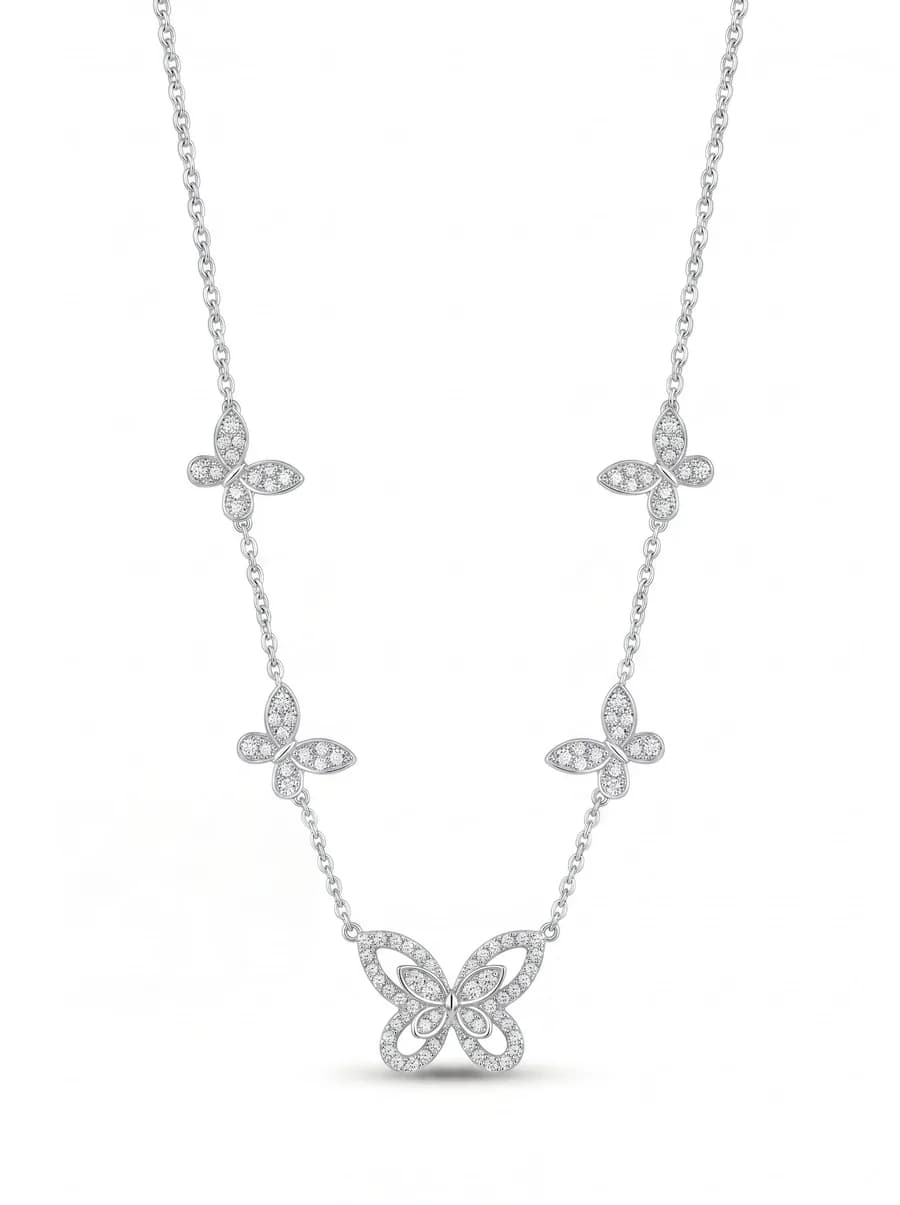 Papillon Pendant — Diamond