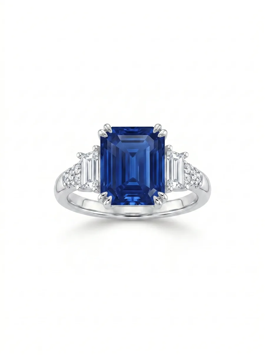 Trilogy Ring — Sapphire