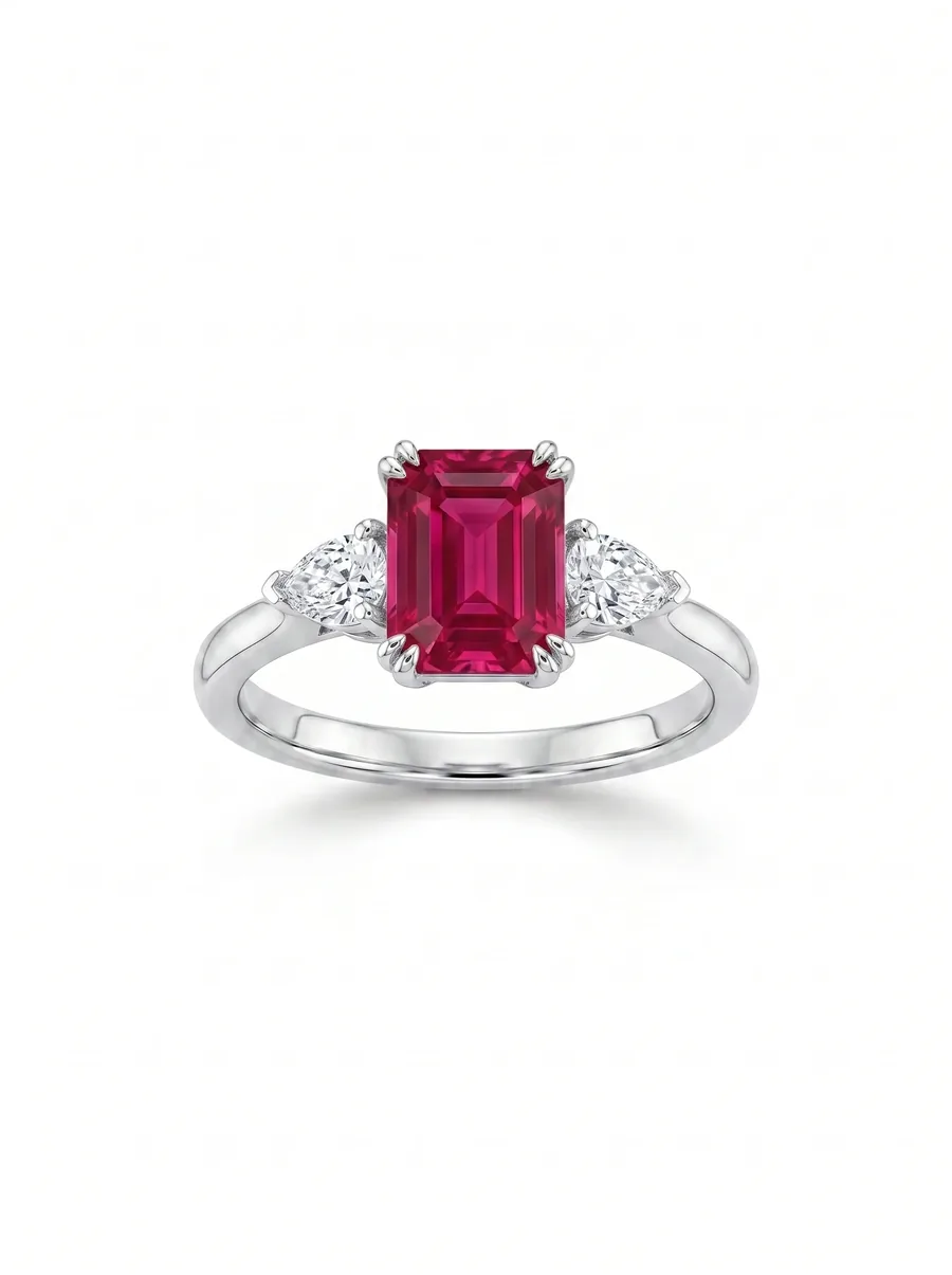 Solitaire Ring — Ruby