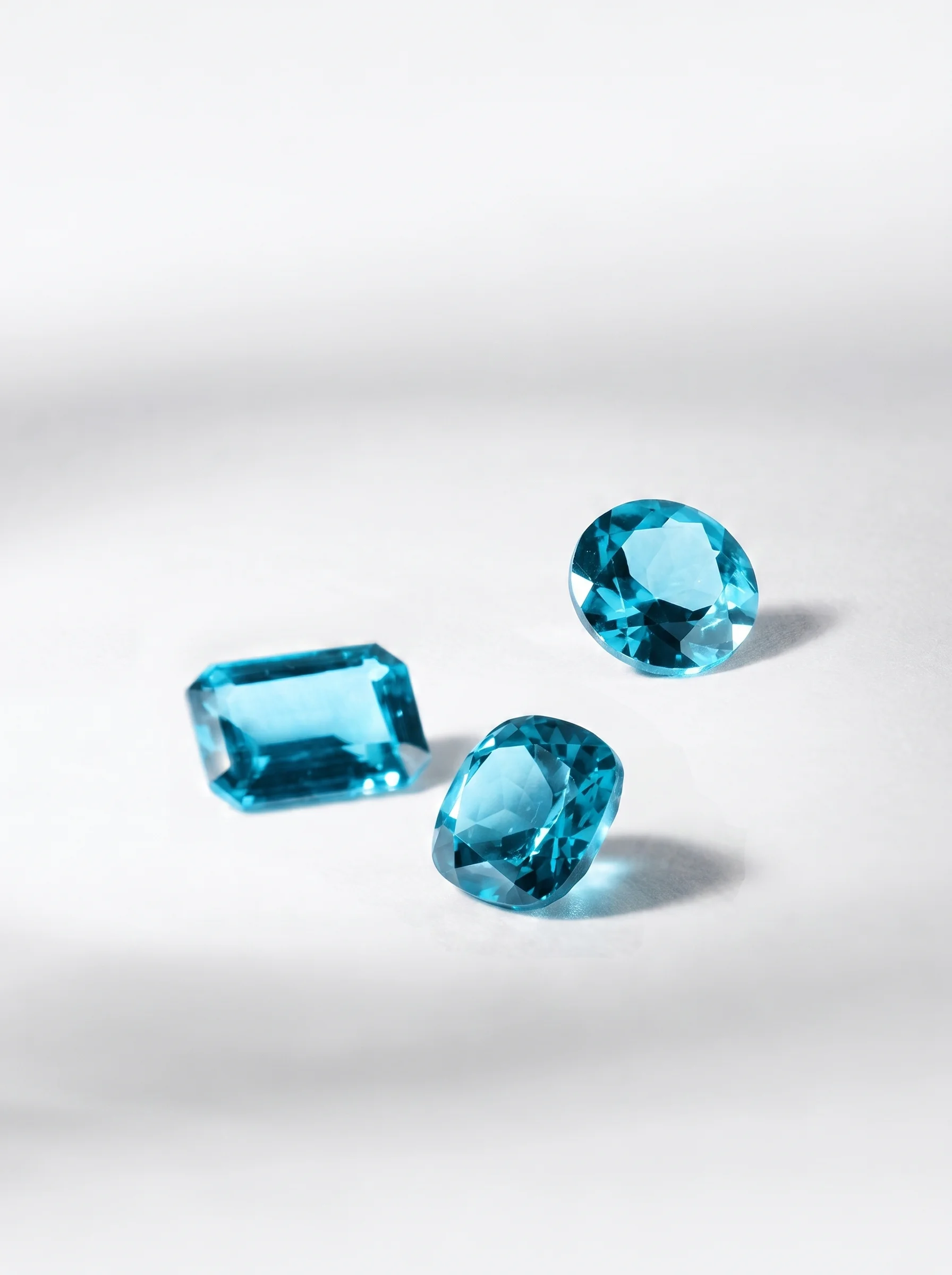 Light Blue Sapphire stones, loose-cut