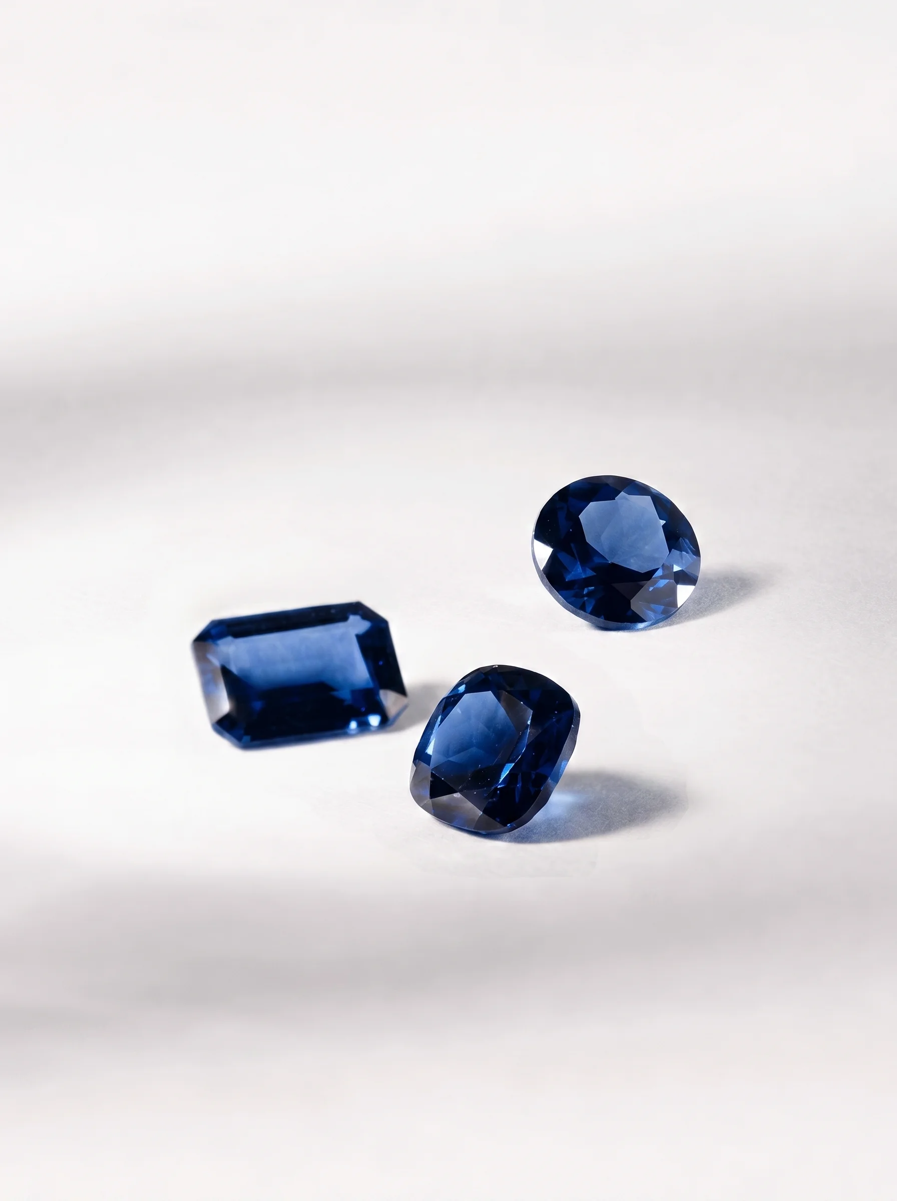 Sapphire stones, loose-cut